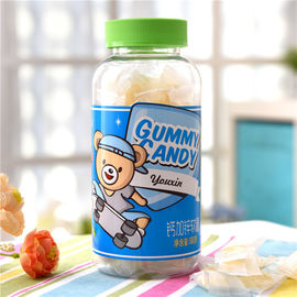Calcium With Zinc Kids Gummy Vitamins Gelatin Jelly Sweets Strawberry Flavor