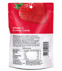 Yummy Fruit Gummy Vitamins Funny Strawberry Designed Heart Shaped Small 60g Per Bag