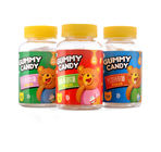 China Delicious Mixed Fruit Gummy Bears / Gummy Bear Sweets Individual Bag Wrapped company
