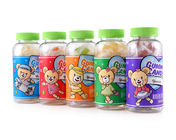 Cute Kids Calcium Gummies , Gelatin Gummy Bears Candy With Calcium And Zinc
