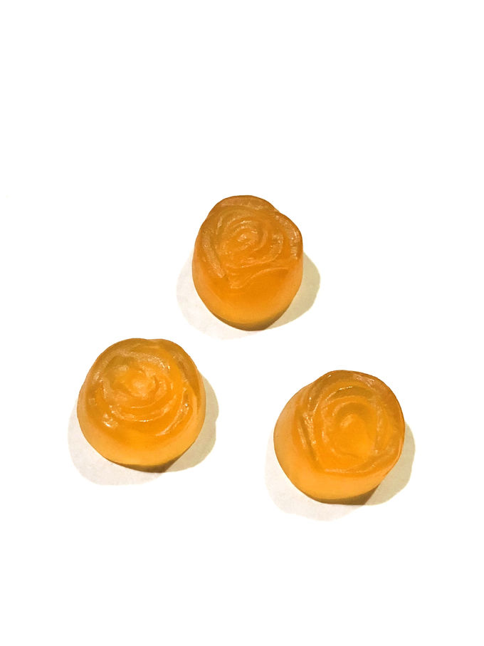 Flower Shaped Adult Gummy Candy Skin Improving Soft Jelly Candy With Rose Extract