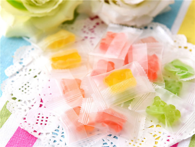 Healthy Vegetarian Gummy Sweets , Organic Vitamin C Gummy Bears Mixed Flavor