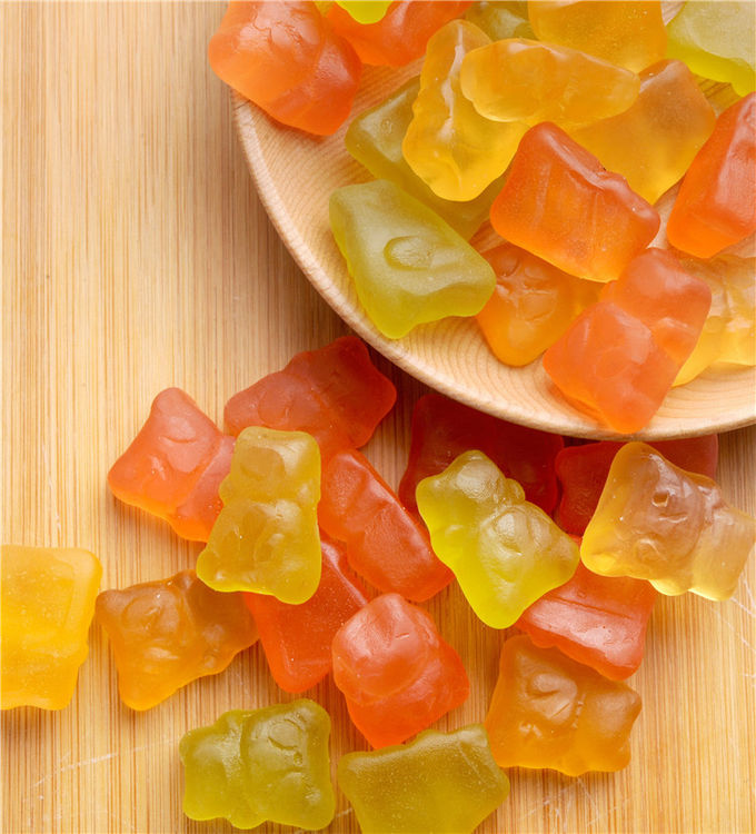 Multi Flavor Gummy Bear Vitamins , Vegan Vitamin C Gummies For Aldults