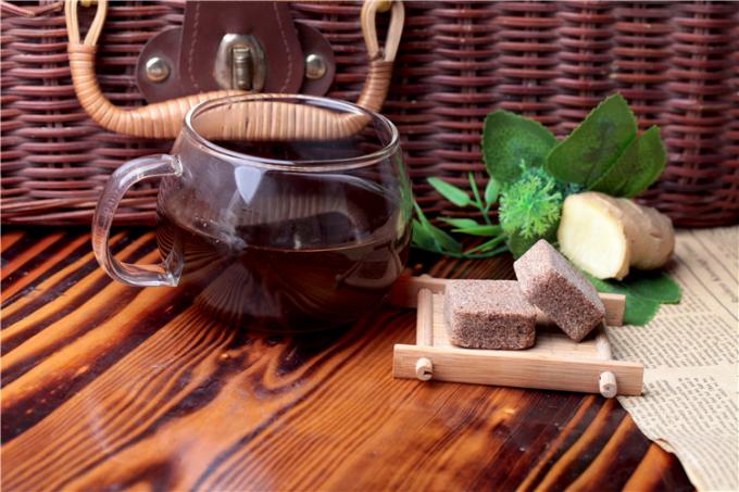 Healthy Solid Drink Natural Ginger Tea With Brown Sugar Good For Woman