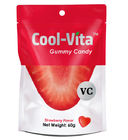 China Yummy Fruit Gummy Vitamins Funny Strawberry Designed Heart Shaped Small 60g Per Bag company