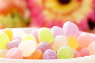 Bulk Chewable Vitamin C Pectin Gummy Candy With Sugar Coating Mixed Flavor