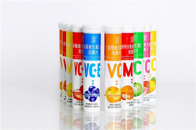 Apple Flavor Vitamin C 1000mg Effervescent Tablets GMP FDA HACCP Certification