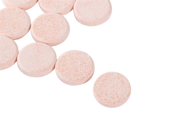 Strawberry Flavor Vitamin C Effervescent Tablets With Calcium To Boost Immune System